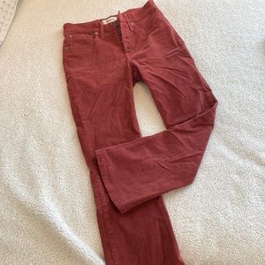Madewell corduroyed pants